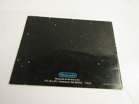 10 Yard Fight NES Instruction Manual Only NES