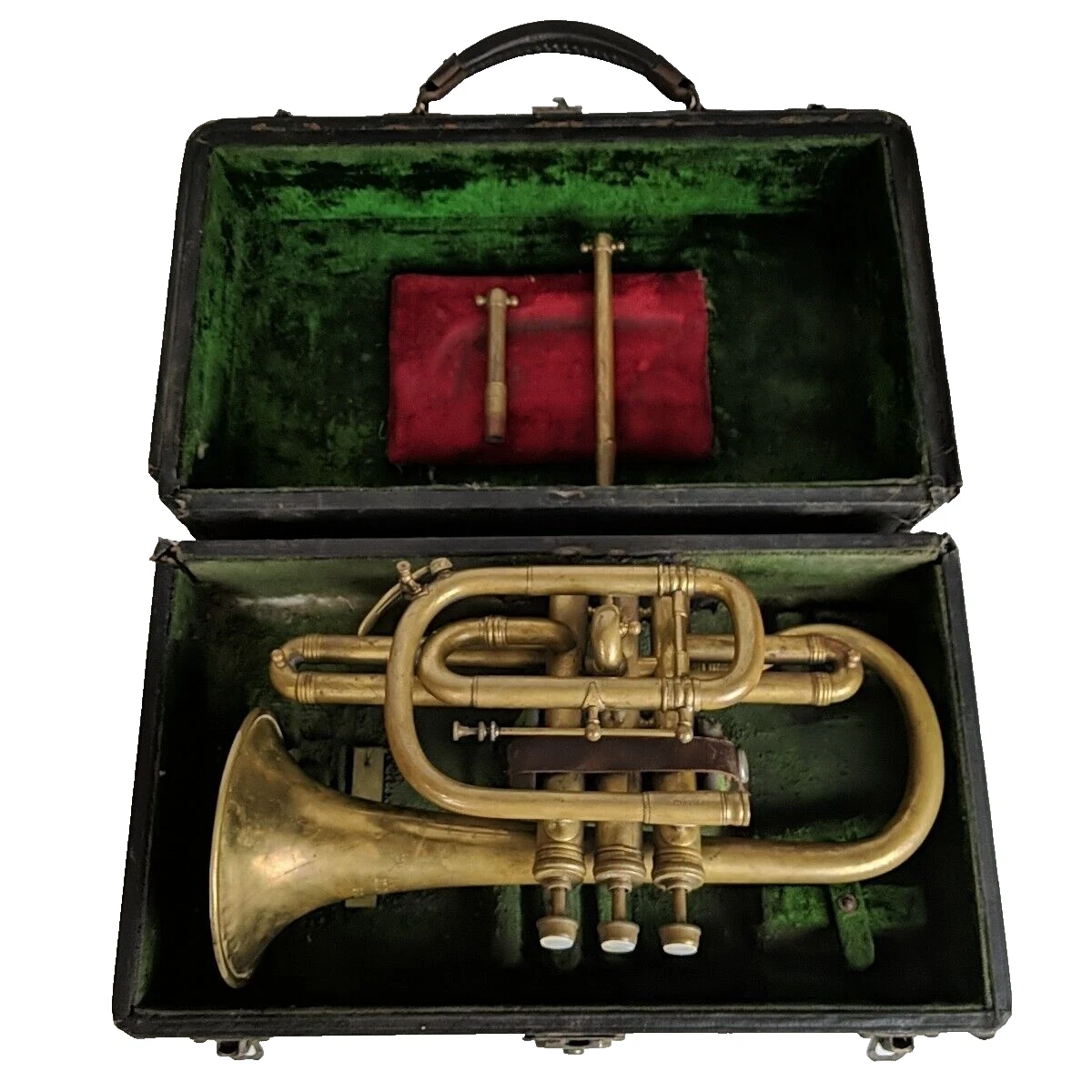 M Dupont French Cornet Antique Paris Plus Case circa 1880 1915 France