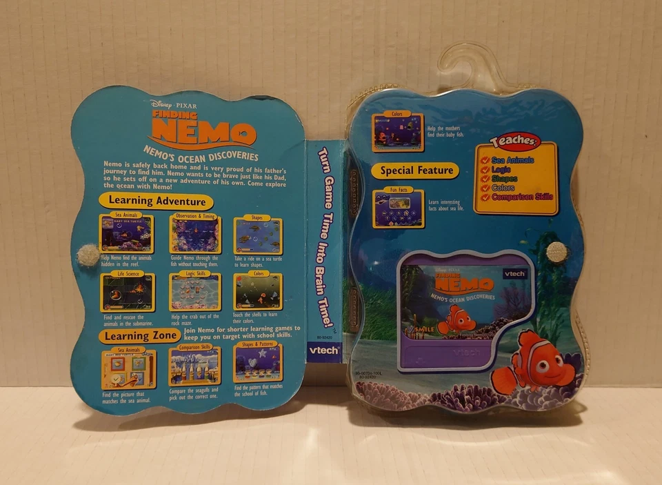 Vtech vsmile game Finding Nemo New in box but box is damaged and has wear on it - Image 4 of 4