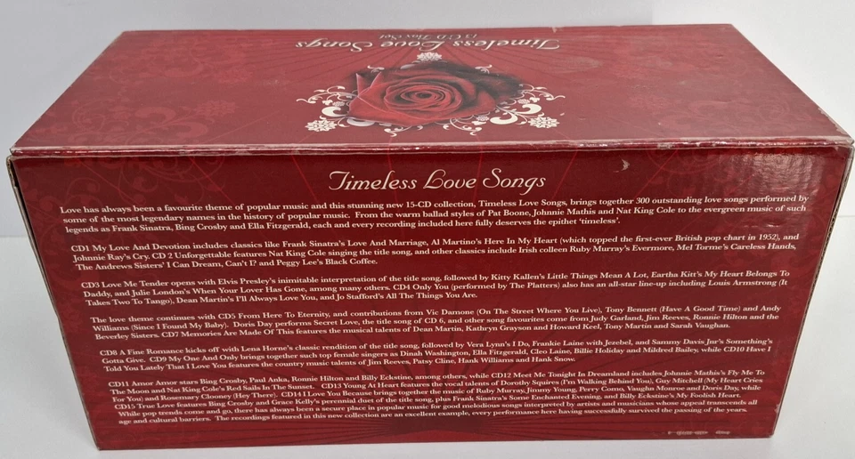 Timeless Love Songs - 15CD Box Set - Zeitlose Liebeslieder - 12025411 - Bild 2 von 3