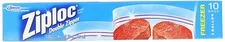Ziploc 2 Gallon Freezer Bags - 10 CT - Pack of 9