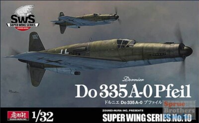 SWS Do 335A-0Pfeil 1/32 1/32 Zoukei-Mira #SWS010-OS Dornier Do335A