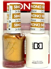 DND Daisy Gel Polish Soak Off 0.5fl.oz LED/UV Duo DND584- 24 Karat