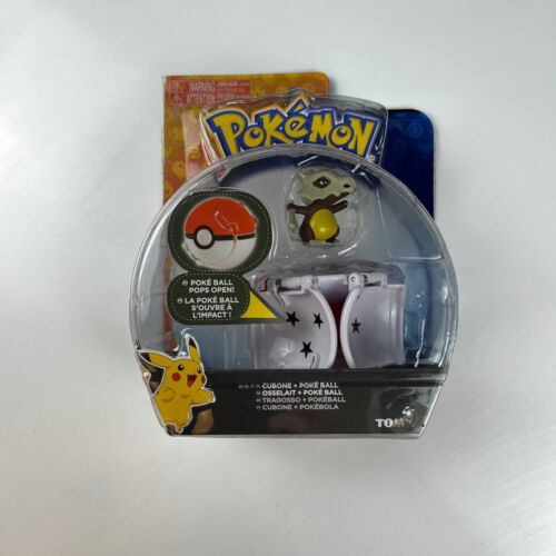 Tomy Pokemon Thow N Pop Poke Ball, Cubone Action Figure - Picture 1 of 2