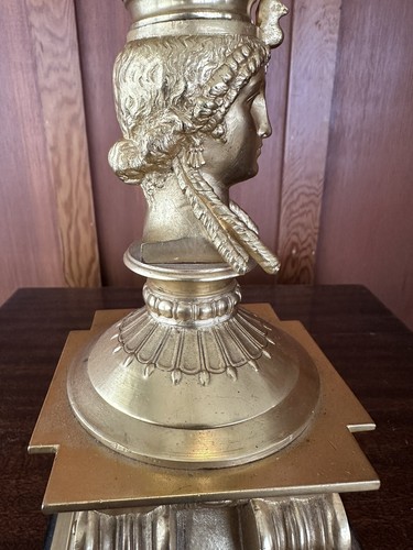 Louis Philippe Ormolu & Marble Candelabra Now Mounted As A Lamp. 34.5 H, 19th C - Picture 10 of 14