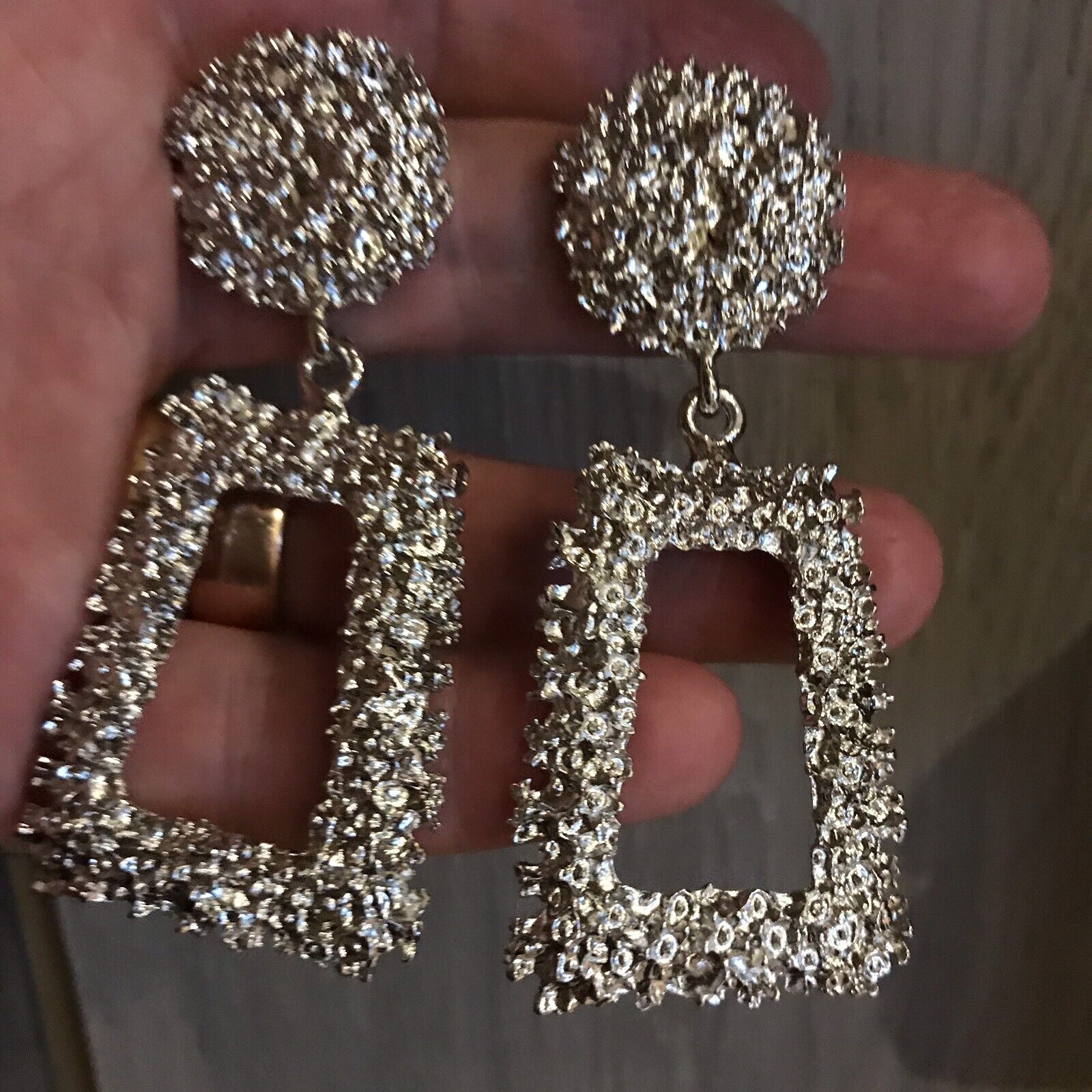 Fashion Punk Jewelry Geometric Dangle Dangle Drop Earrings Metal
