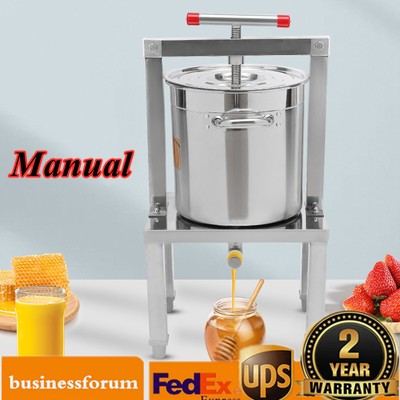 Fruit Honey Presser Beeswax Extractor Beekeeping Machine Cider Wine Grape Press