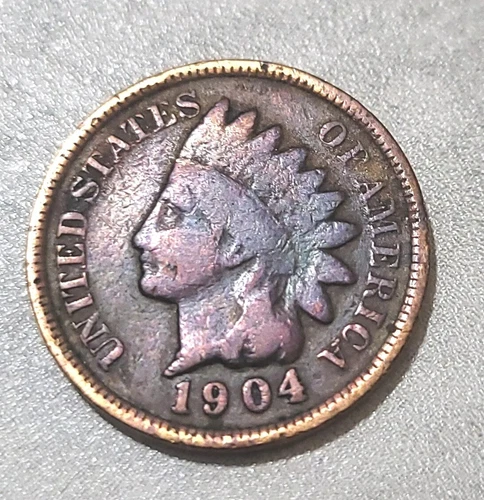 1904 Indian Head Cent — photo from another recent sale