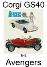 Corgi GS40 Avengers Steed Bentley Emma Peel Lotus Elan Original & Repro Parts