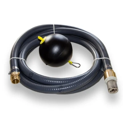 Ansauggarnitur grau Sauggarnitur 3/4 Zoll 19mm schwimmende Entnahme Länge 1m-25m