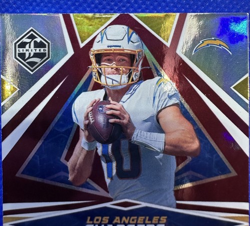 2021 Panini Limited Justin Herbert Team Trademarks Ruby Auto 9/10 - 第 3/7 張圖片