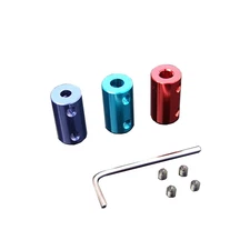 D12mm x L20mm Aluminum Alloy Coupling 2.3mm to 5mm Crimson Coupling Set Screw...