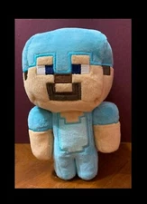 MINECRAFT MOJANG JINX HAPPY EXPLORER DIAMOND STEVE PLUSH/STUFFED MOJANG