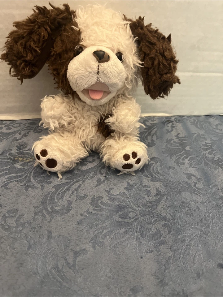 Build A Bear SmallFrys Small Frys Scruffy Patch Puppy Plush Brown White Dog Pup - Image 4 of 4