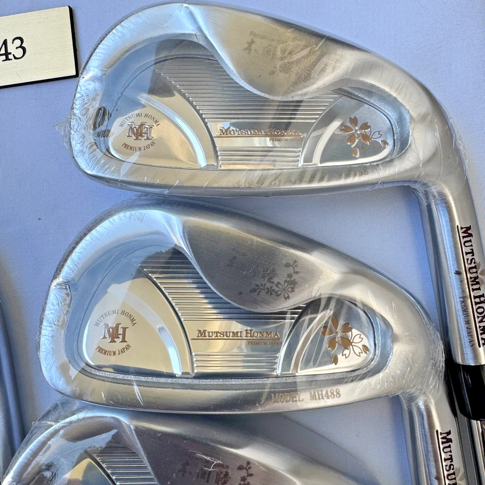 Mutsumi Honma MH488 Iron Set 7pc 5-Pw,Sw Nippon 950GH Regular Flex Steel RH - Image 2 of 4