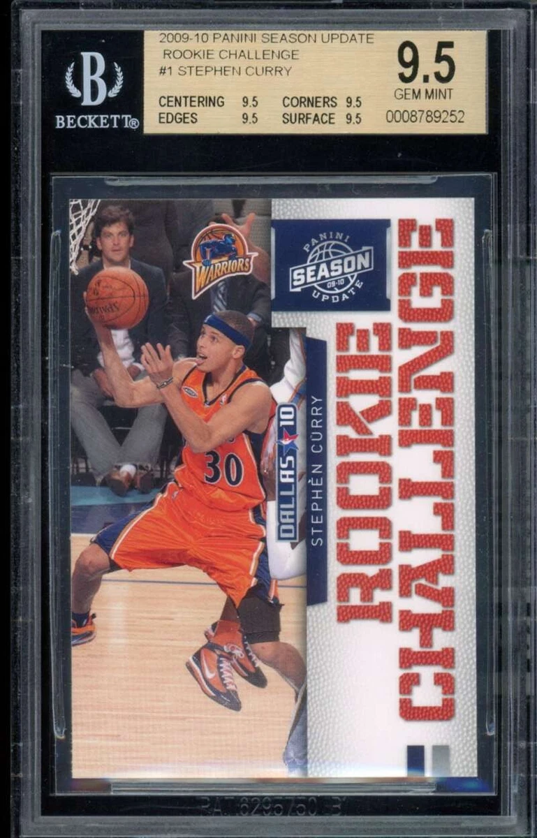 Panini Stephen Curry Grade 9.5 Basketball Rookie Sports Trading