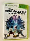 Disney Epic Mickey 2 The Power of Two Xbox 360 Complete with Manual 2012