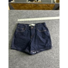 Levi's Denim Shorts Womens Size 6 Dark Wash Indigo High Waisted Casual Summer