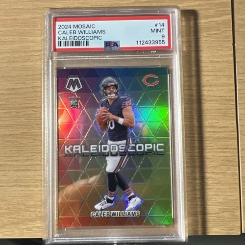 Caleb Williams 2024 Panini Mosaic ✨️Kaleidoscopic Rookie Case Hit Bears RC PSA 9