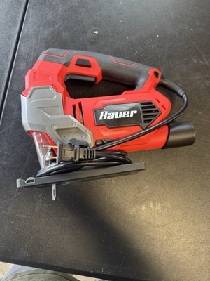 BAUER 6.5 Amp Orbital Variable Speed Jig Saw with Laser Jigsaw