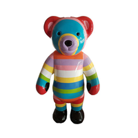 Abstrakt Teddy Figur Statue Skulptur Deko Garten Design Statuen Dekoration 80Cm