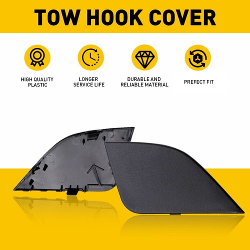 2pcs Front Bumper Tow Hook Cover Eye Cap For RAV4 Toyota 2016-2018 Right Left - Picture 3 of 12
