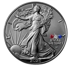 1 oz Silver Coin American Eagle Midnight Ruthenium 250th