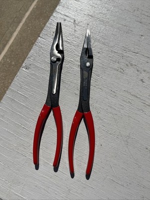 NEW MAC TOOLS PIIHD-S - Straight n PIIHD -B  Bent Nose HD Long-Reach Pliers  11''