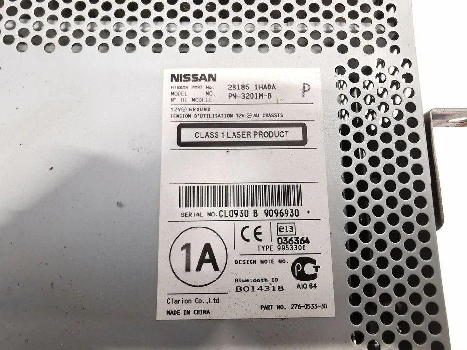 281851HA0A AUDIOSYSTEM / RADIO-CD / 2430587 FÜR NISSAN MICRA IV K13K, K13KK 1. - Bild 2 von 4