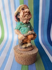 90s Spit N Whittle Four Putt Frank Decanter Jar Stopper Chris Hammack Golf BIN07