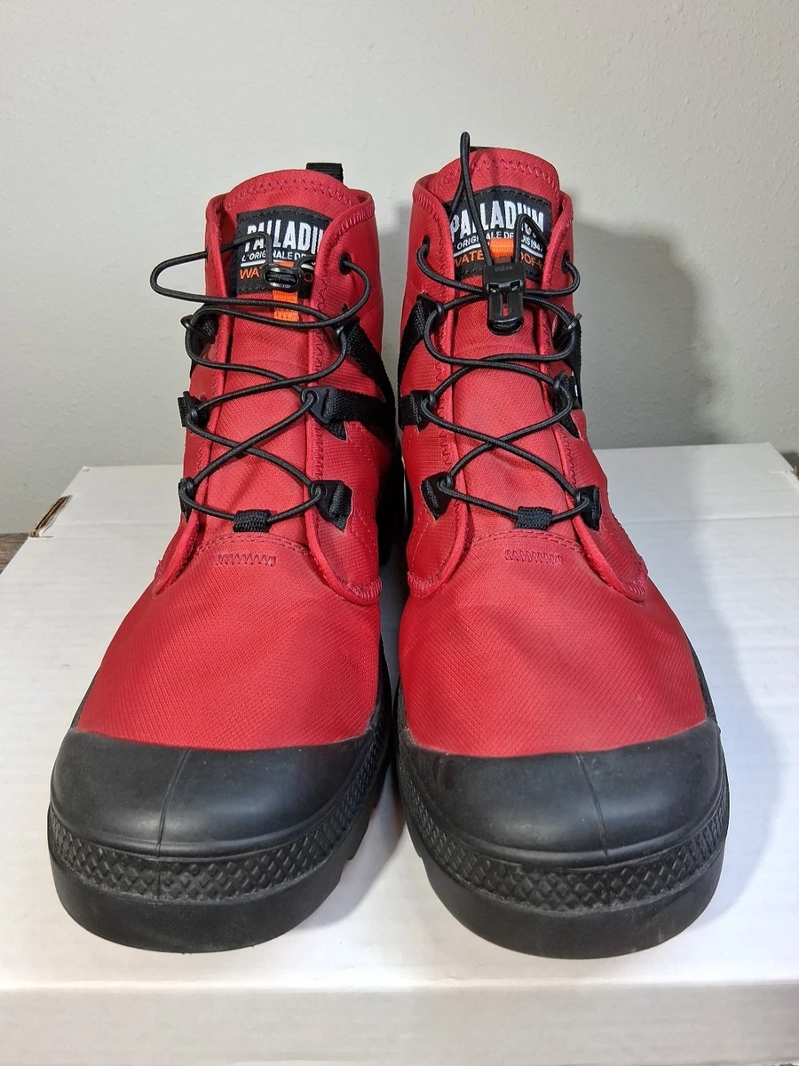 Painted Palladium Men\'s Dark Red High-Top Boots REVOLT HI TX – Palladium US main image 4