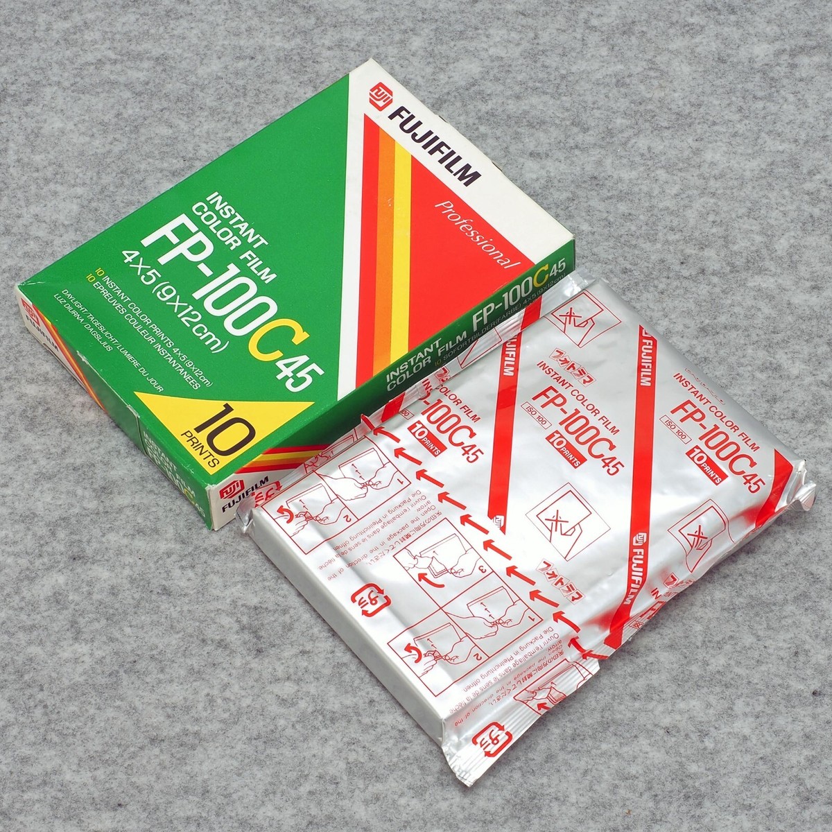 FP-100C45 インスタントカラーフイルム(ポラロイド) 10個 FUJIFILM FP
