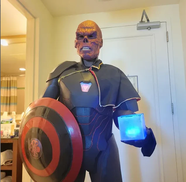 Avengers...Red Skull.... Infinity War ..  Latex Mask HandmadE/Cosplay. - Image 2 of 4