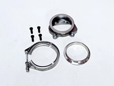 Downpipe Turbo Flange to 3.0 Vband Kit TB02 Z32 96-2000 Adapter Fit Nissan 300ZX
