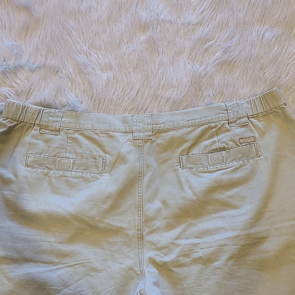 Columbia mens khaki cargo shorts size 3x - image 7