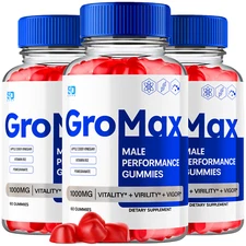 Gromax Gummies - Boost Stamina and Energy for Men (3 Pack)
