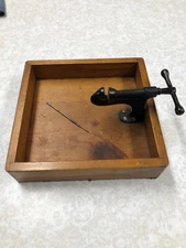 Vintage Nut Cracker, Handmade Wood Box