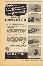 1946 Vintage Ad - THOMPSON BEARING REMOVER, CAM TOOL CO, OAKLAND, CA