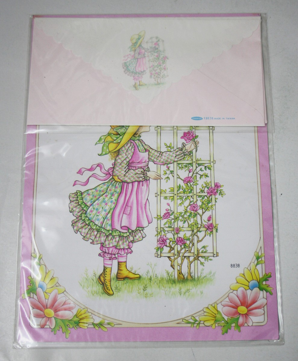 Vintage 80's Sarah Kay Aromatic Perfumed Envelopes Paper Letter