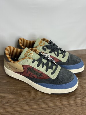 Reebok X Kung Fu Panda Club C 85, Gravel White Beige Men display picture 3