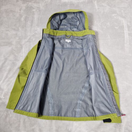 MUSTO Raincoat Womens UK10 Green Gore-Tex Waterproof Jacket Detachable Hood Zip - Picture 3 of 12