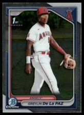 2023 Bowman Chrome Prospects Greylin De La Paz #BCP-181 GS1-3