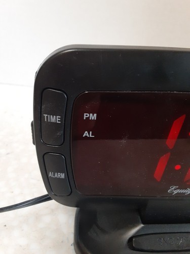 Equity Large 2" Red Display LED Digital Electric Alarm Clock - Picture 3 of 5