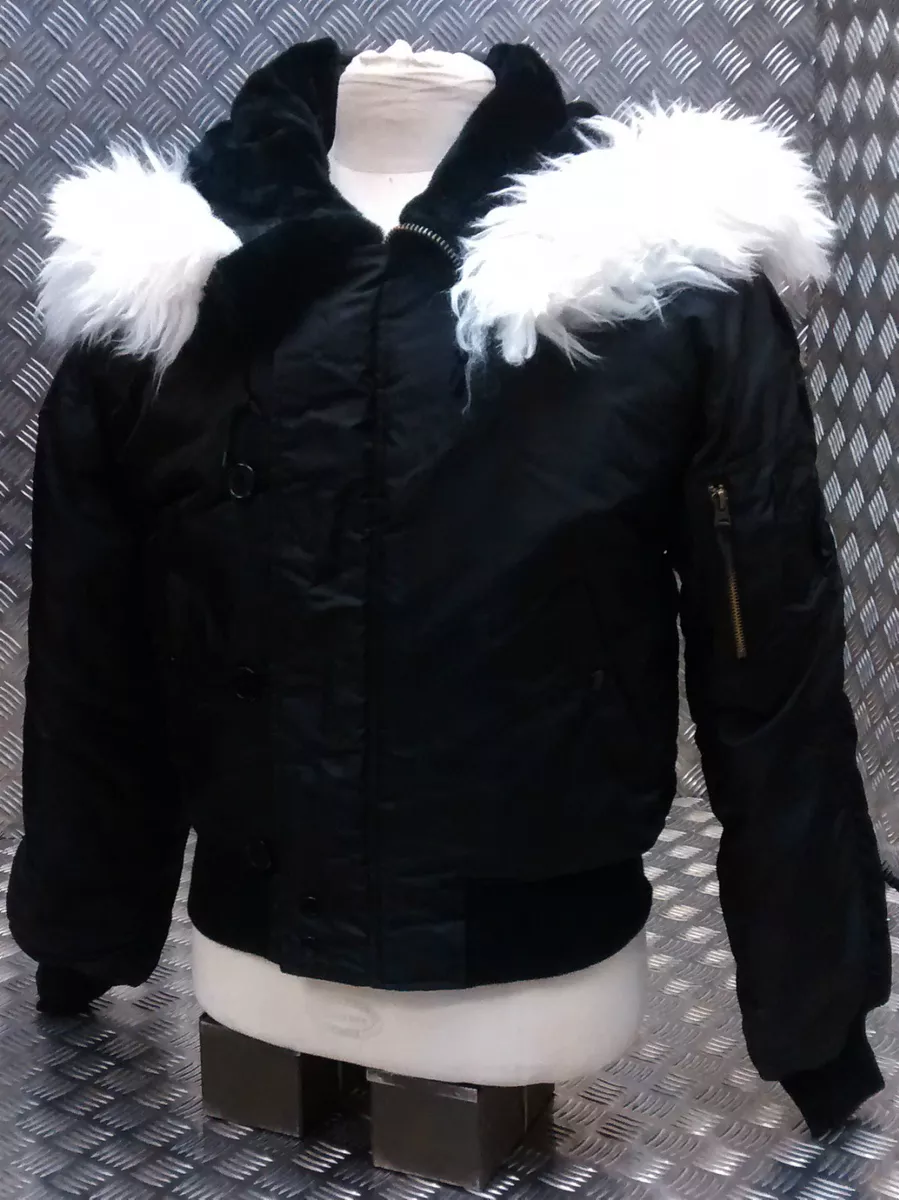 N2B US Military Snorkel Flight Bomber Jacket MOD/Scooter/Bikers All Sizes - NEW