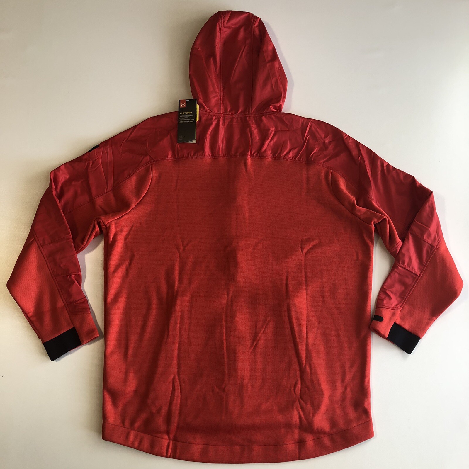 Under Armour Storm Men’s Pockets Loose Fit Jacket Hoodie Red LS Jacket 2XL thumbnail 5
