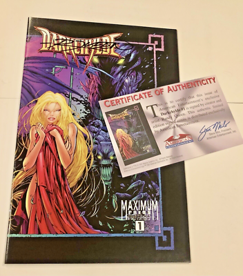 Darkchylde #1, Cover Signed by Randy Queen, COA, Maximum Press