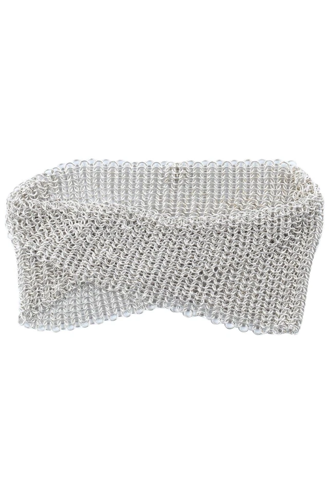 TIFFANY & CO. + ELSA PERETTI STERLING SILVER CHAINMAIL BRACELET