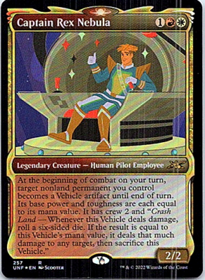 Captain Rex Nebula Magic The Gathering Unfinity Foil Showcase | eBay