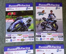*SIGNED* 2025 Northwest 200 NW200 Motorcycle POSTERS Mike BROWN & Richard COOPER