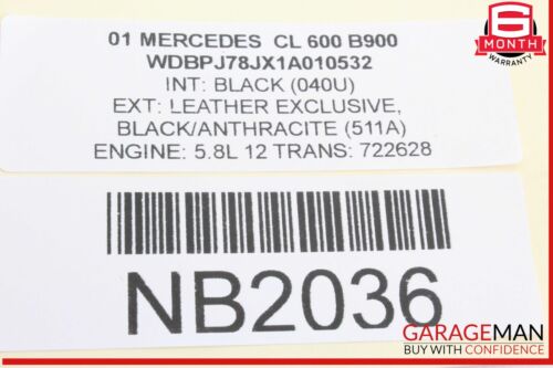 00-02 Mercedes W215 CL600 S500 Navigation Command Head Unit GPS CD OEM - Picture 8 of 8